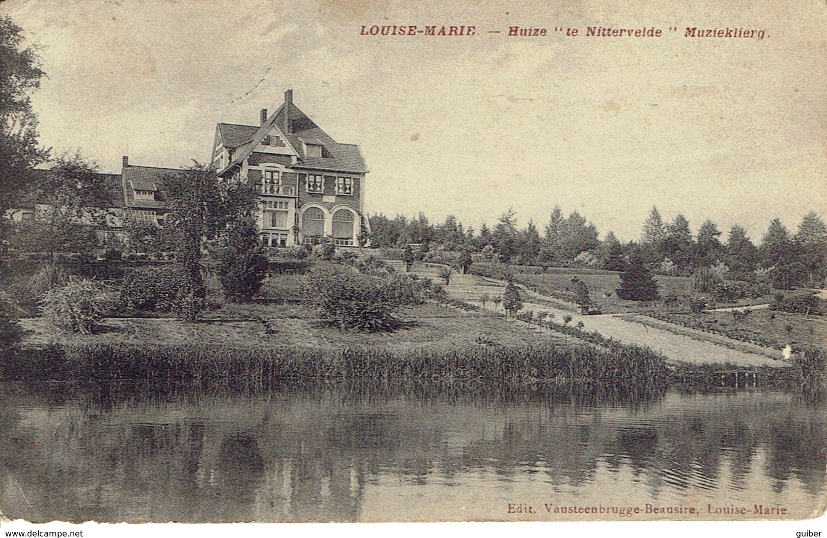 Renaix Ronse Louise Marie Huize Te Nittervelde 1914 Muzielierg - Renaix - Ronse