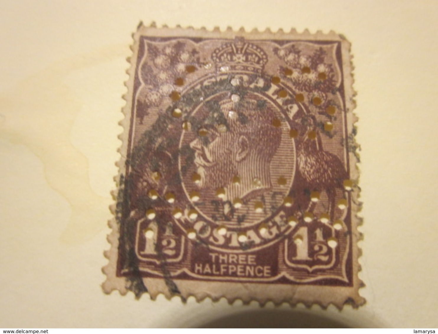 Stamp Timbre AUSTRALIE OS.NSW--COLONY NEW SOUTH WALES-Perforé,Perforés,Perfin Perfins,Perforatis,Perforado,Perforated - Perfins