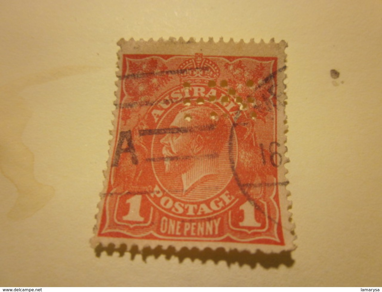 Stamp Timbre AUSTRALIE HN--COLONY NEW SOUTH WALES-Perforé,Perforés,Perfin Perfins,Perforatis,Perforado,Perforated - Perfins