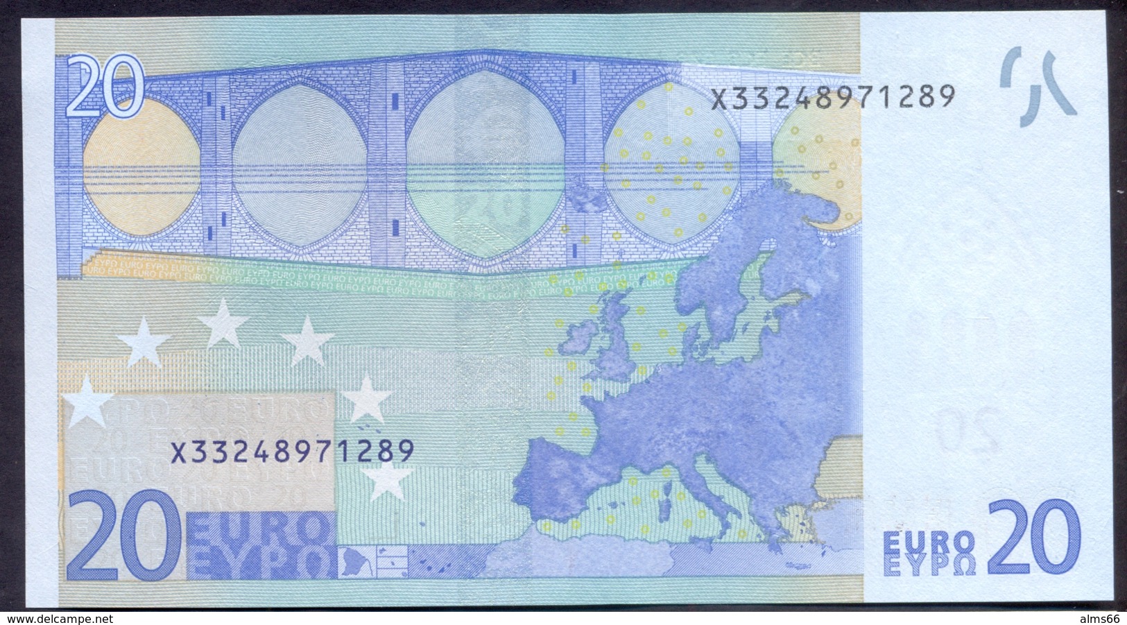 Euronotes 20 Euro 2002  UNC  < X >< P017 > Germany Trichet - 20 Euro