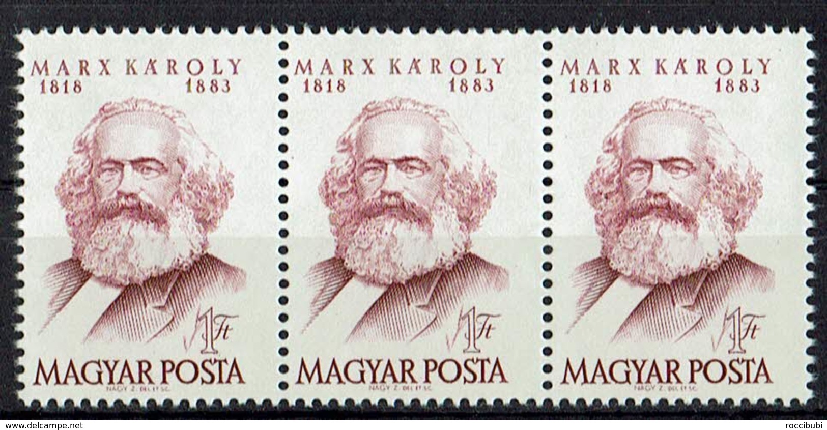 Ungarn 1968 // Mi. 2406 A ** 3er (M.028..440) - Karl Marx