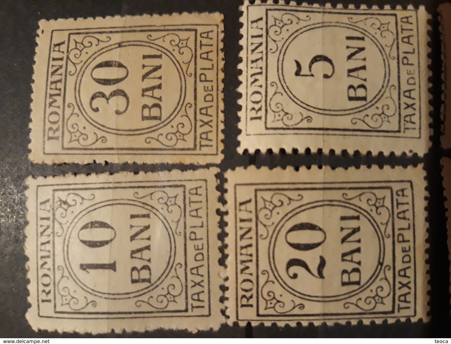 Error STAMPS REVENUE Stamp Romania 1918-20,,,fiscal Stamps, Taxa De Plata ,lot 6 Stamps,unused - Ungebraucht