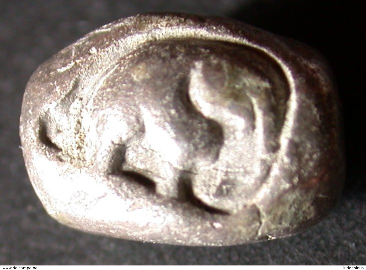 MYANMAR GLOBULE Argent Bullet Coin  ELEPHANT BIRMANIE / BURMA / PORT OFFERT - Myanmar