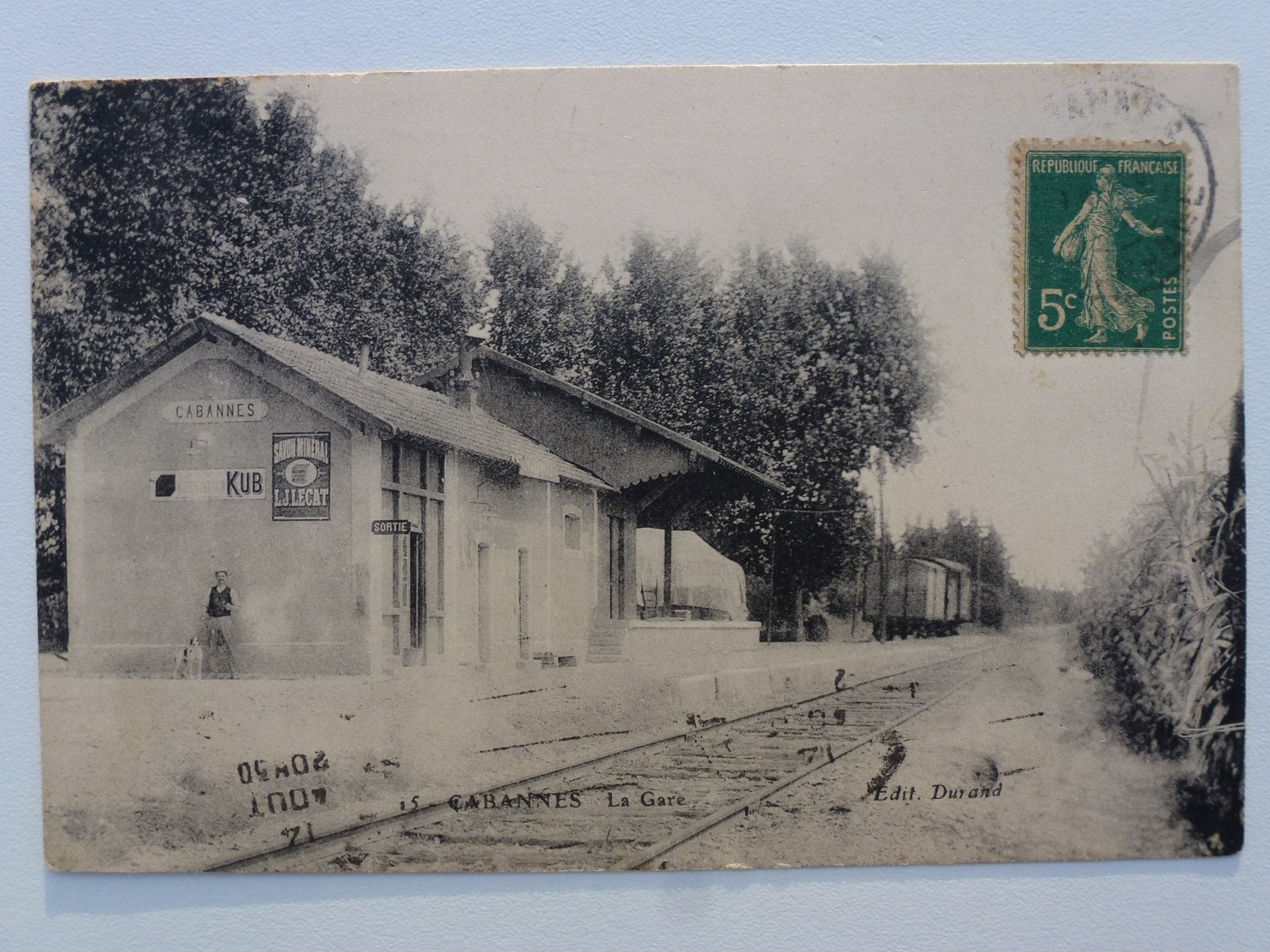 13 CABANNES Carte En Très Bel état - La Gare - Éditeur Durand DEN652 - Autres & Non Classés