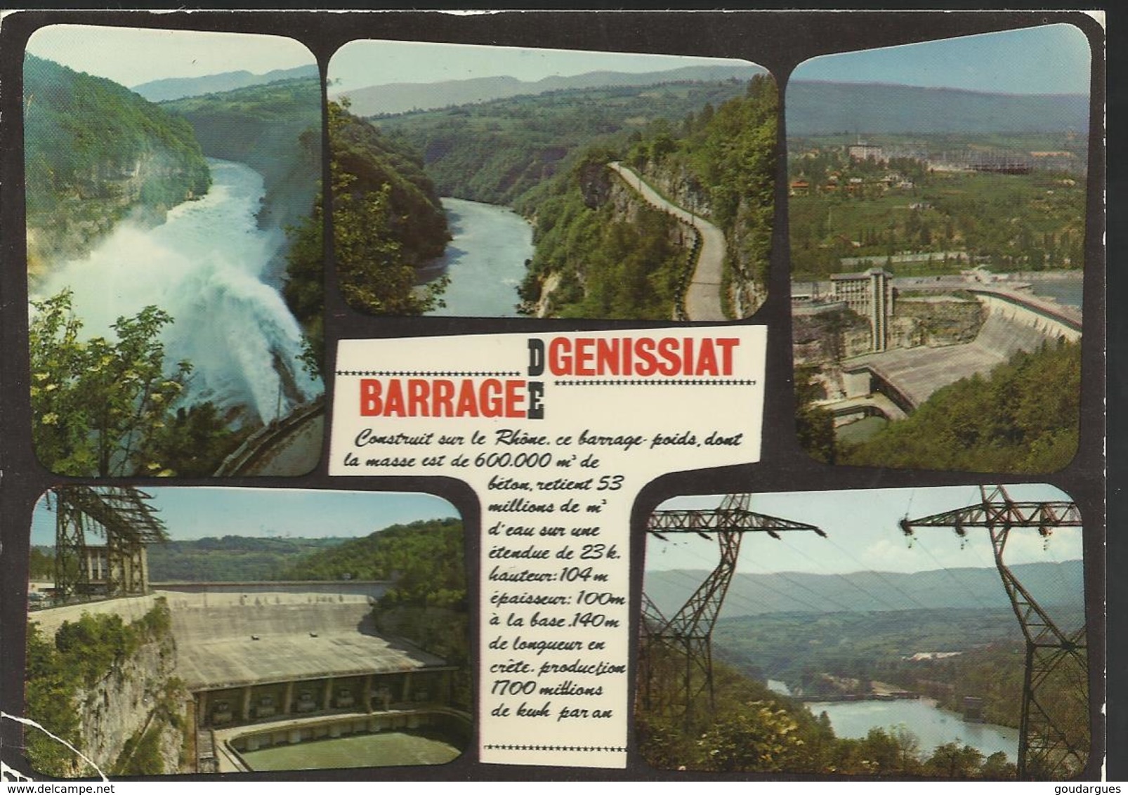 Le Barrage De Génissiat Sur Le Rhône - Génissiat