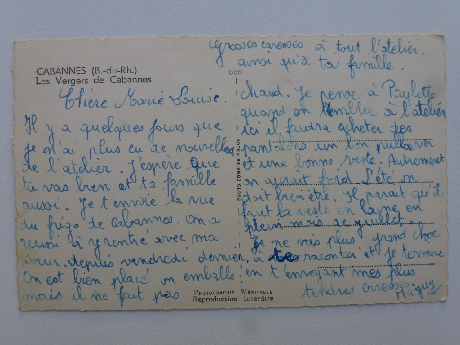 13 CABANNES Carte Inédite En Très Bel état - Les Vergers De Cabannes DEN664 - Autres & Non Classés