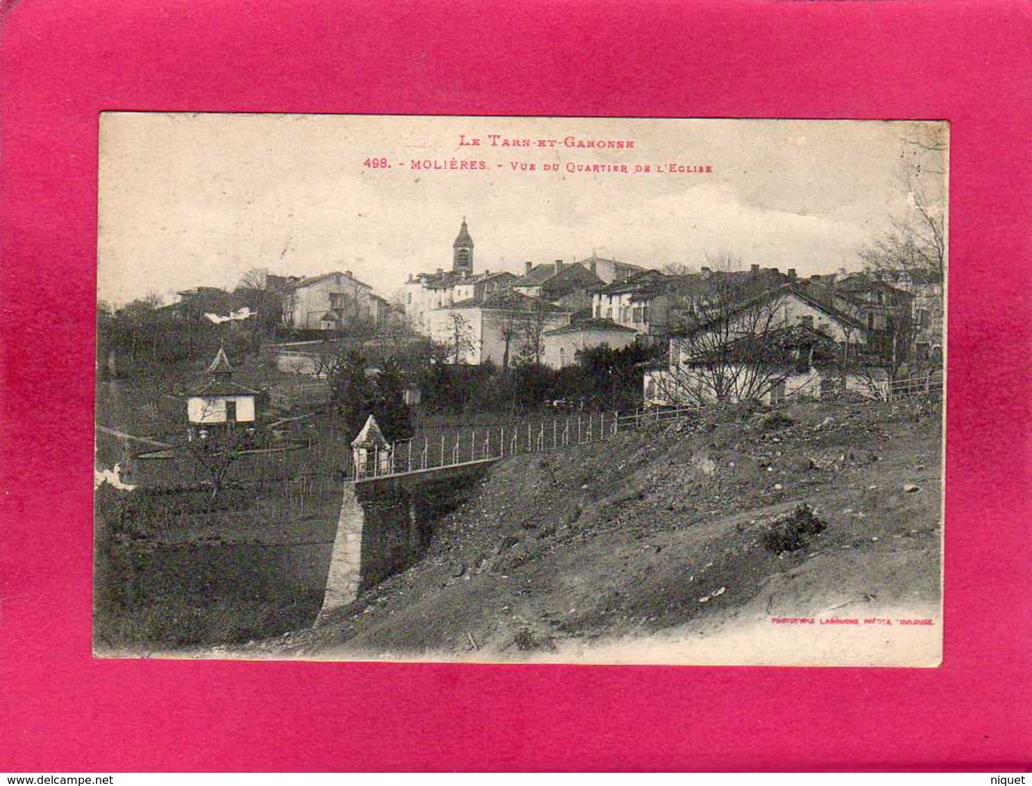 82 Tarn Et Garonne, Molières, Vue Du Quartier De L'Eglise, (Labouche) - Molieres