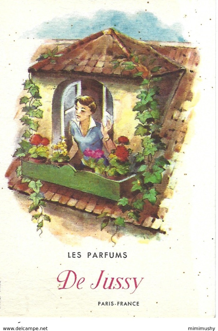 Carte Parfumée - Les Parfums De Jussy Paris France - Publicités