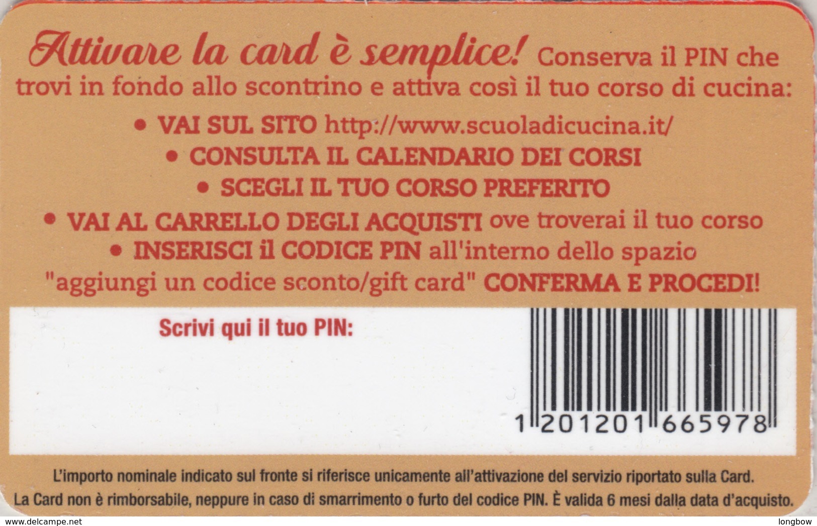 Gift Card Italy La Scuola Di Cucina_65 - Gift Cards