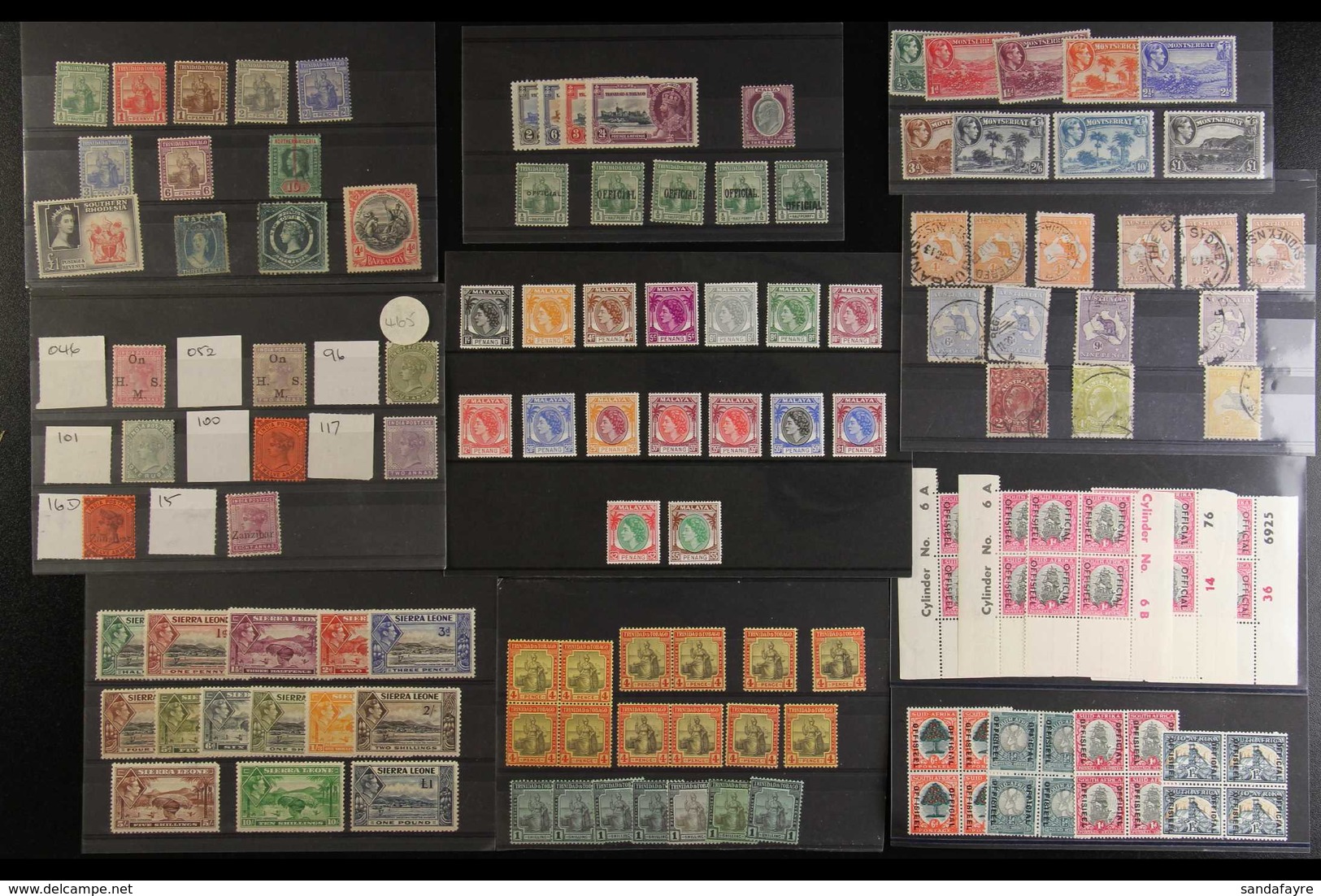 BRITISH COMMONWEALTH 1850's-1960's Interesting Mint (some Never Hinged) & Used Ranges With MANY BETTER ITEMS On Stock Ca - Otros & Sin Clasificación