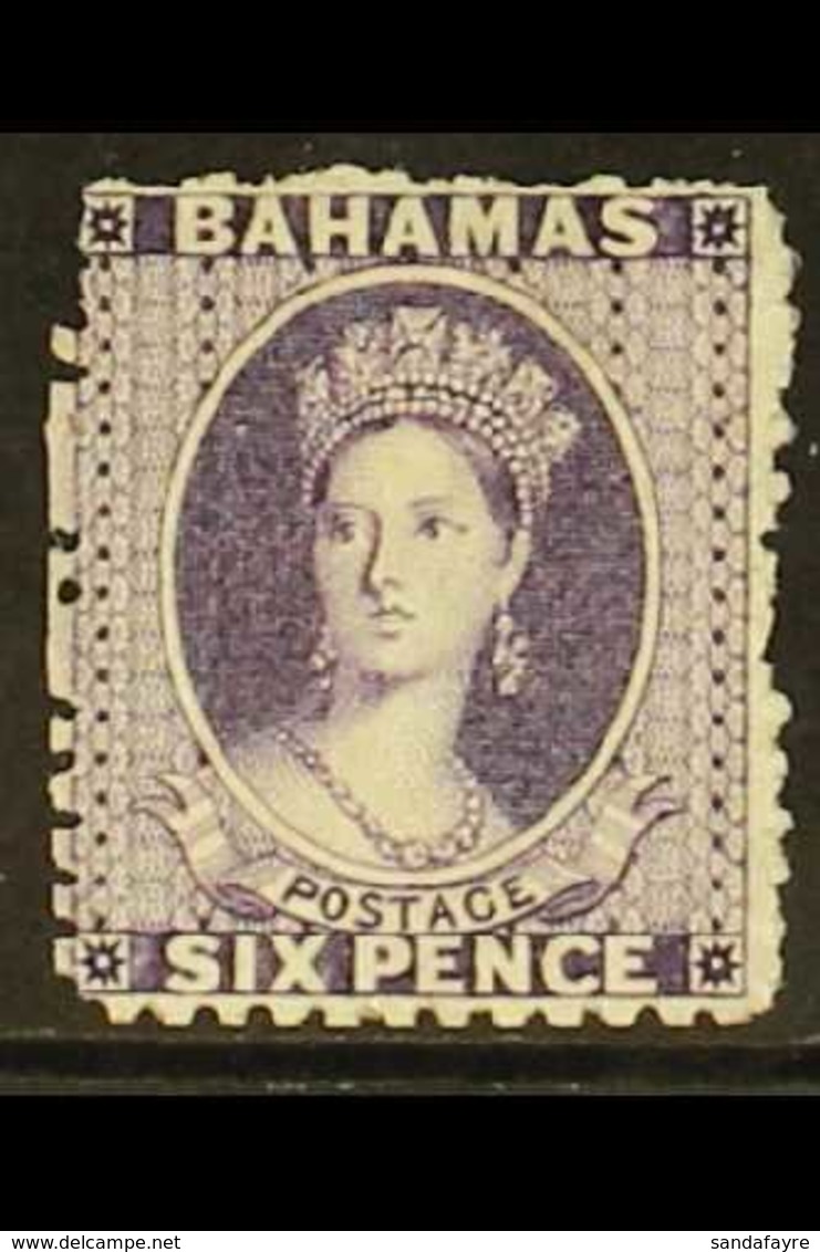 1863-77 6d Deep Violet, Wmk Crown CC, Perf.12½, SG 31, Fine, Never Hinged Mint, BP Basel Certificate Accompanies. For Mo - Otros & Sin Clasificación