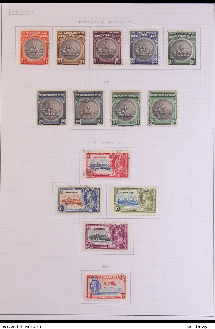 1930-1971 COLLECTION OF USED SETS Presented On A Series Of Sleeved Album Pages. Complete Sets Include The 1930 Tercenten - Otros & Sin Clasificación
