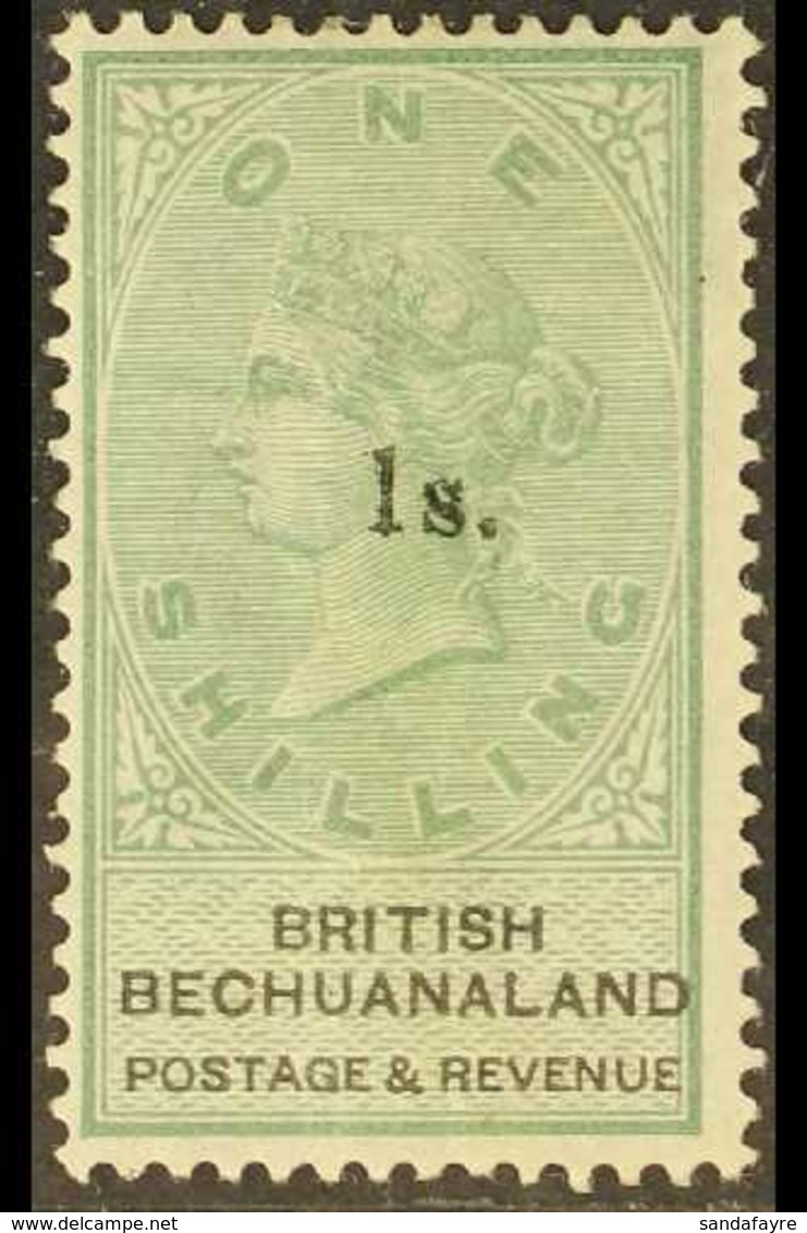 1888 1s On 1s Green & Black, SG 28, Mint. For More Images, Please Visit Http://www.sandafayre.com/itemdetails.aspx?s=628 - Otros & Sin Clasificación