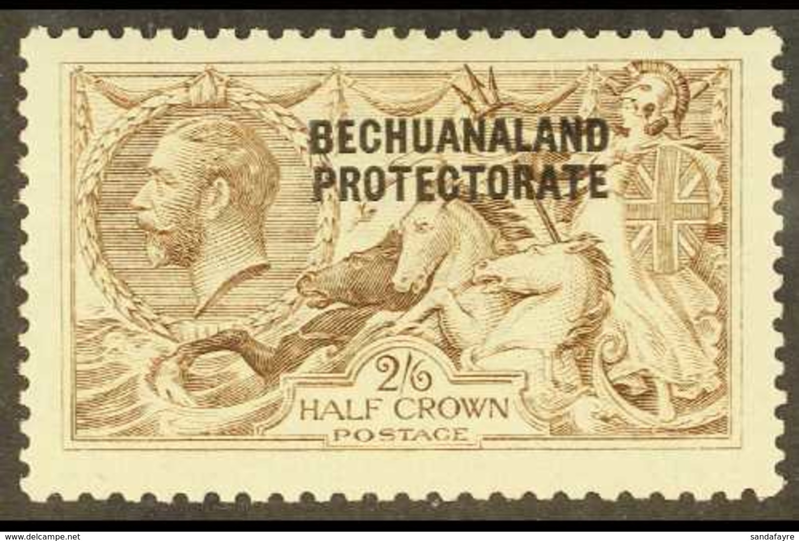 1913-24 2s6d Pale Brown "Seahorse" - DLR Printing, SG 85, Fine Mint For More Images, Please Visit Http://www.sandafayre. - Otros & Sin Clasificación