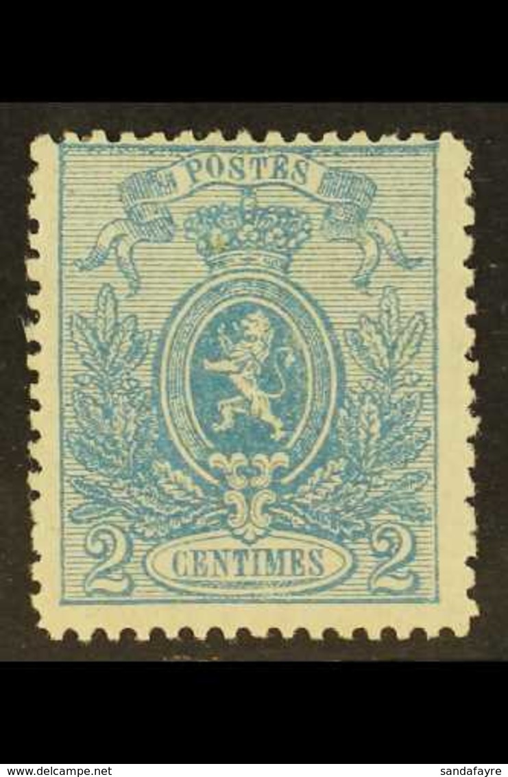 1866-67 2c Blue Lion Perf 14½x14 (SG 41, COB 24, Michel 21 A), Fine Mint Part Og, Very Fresh. For More Images, Please Vi - Otros & Sin Clasificación