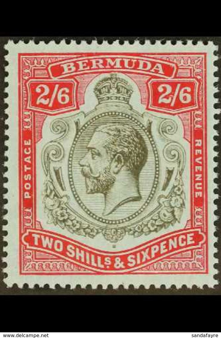 1918-22 2s6d Black & Red/blue, SG 52, Never Hinged Mint For More Images, Please Visit Http://www.sandafayre.com/itemdeta - Bermudas