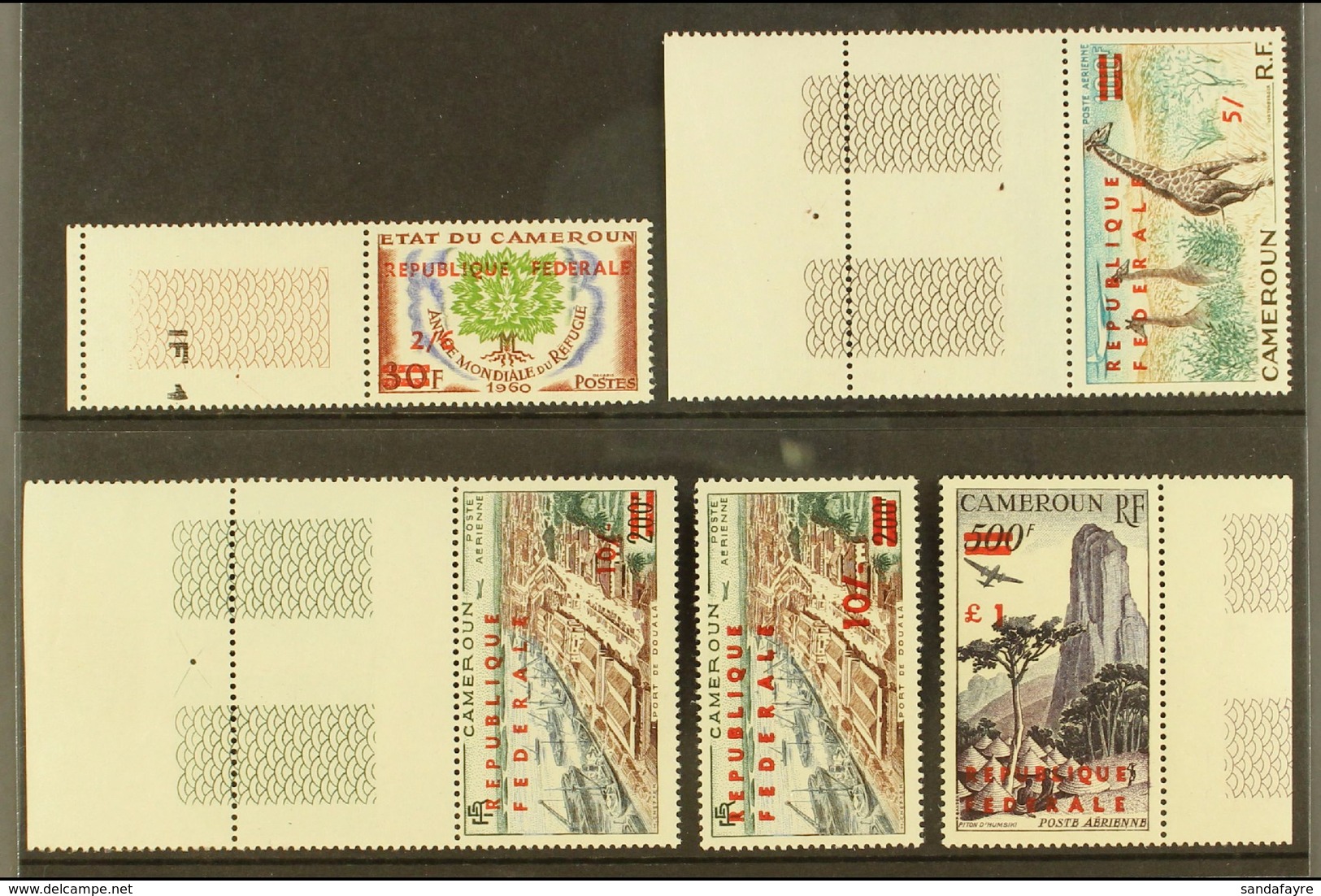 1961 OVERPRINT VARIETIES A Delightful Fine Mint Selection Of Varieties, ALL DIFFERENT & Include 1961 2s6d On 30f, 5s On  - Otros & Sin Clasificación