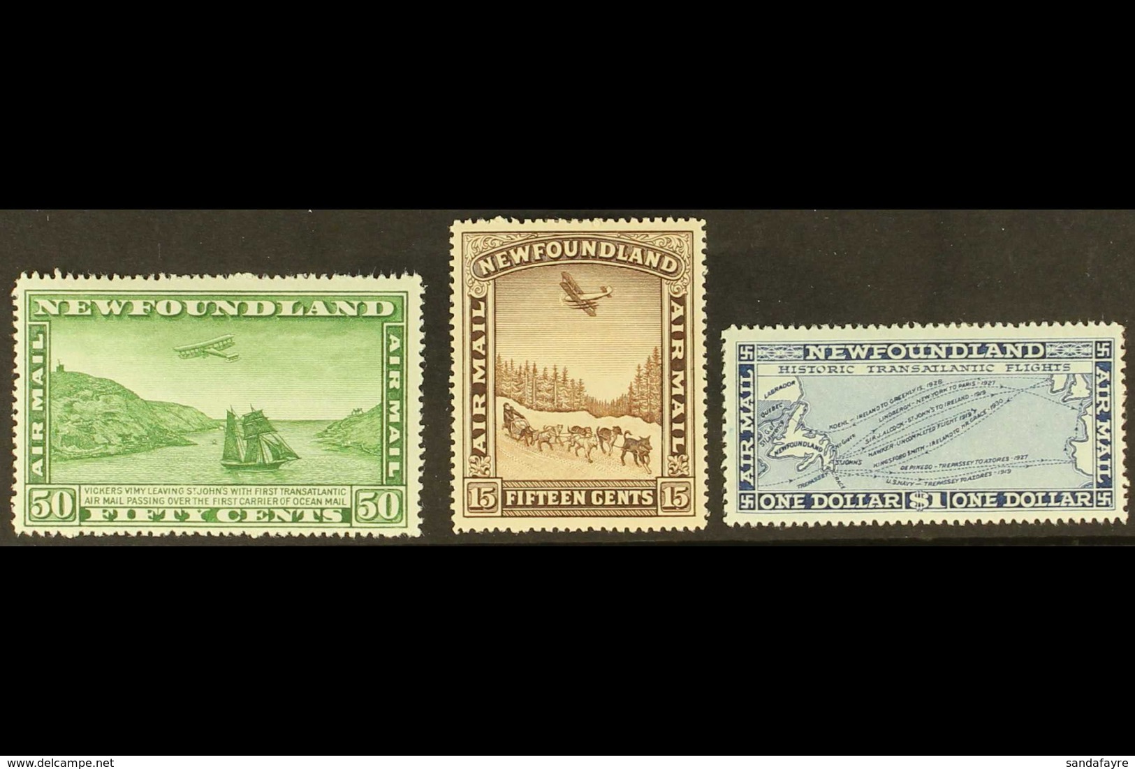 1931 Airmail Set, With Watermark, SG 195/7, Very Fine Mint. (3 Stamps) For More Images, Please Visit Http://www.sandafay - Otros & Sin Clasificación