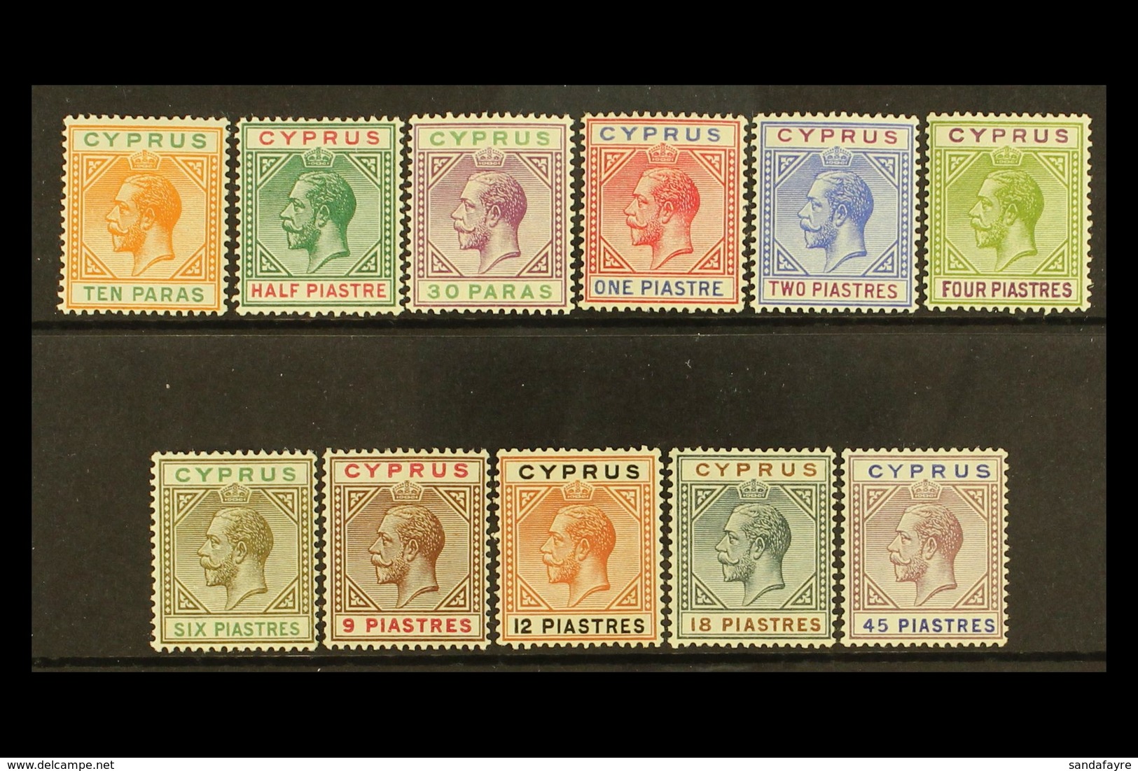 1912-15 (wmk Mult Crown CA) KGV Definitives Complete Set, SG 74/84, Very Fine Mint. (11 Stamps) For More Images, Please  - Otros & Sin Clasificación