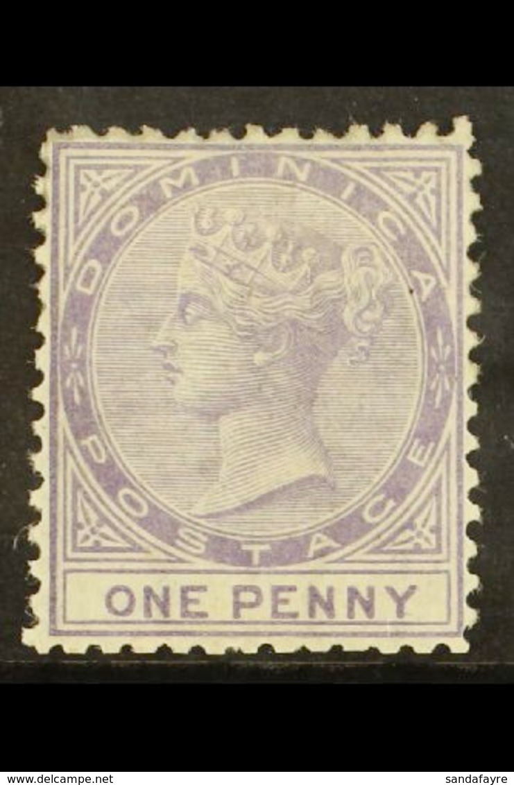 1874 1d Lilac Perf 12½, SG 1, Fine Mint For More Images, Please Visit Http://www.sandafayre.com/itemdetails.aspx?s=58892 - Dominica (...-1978)