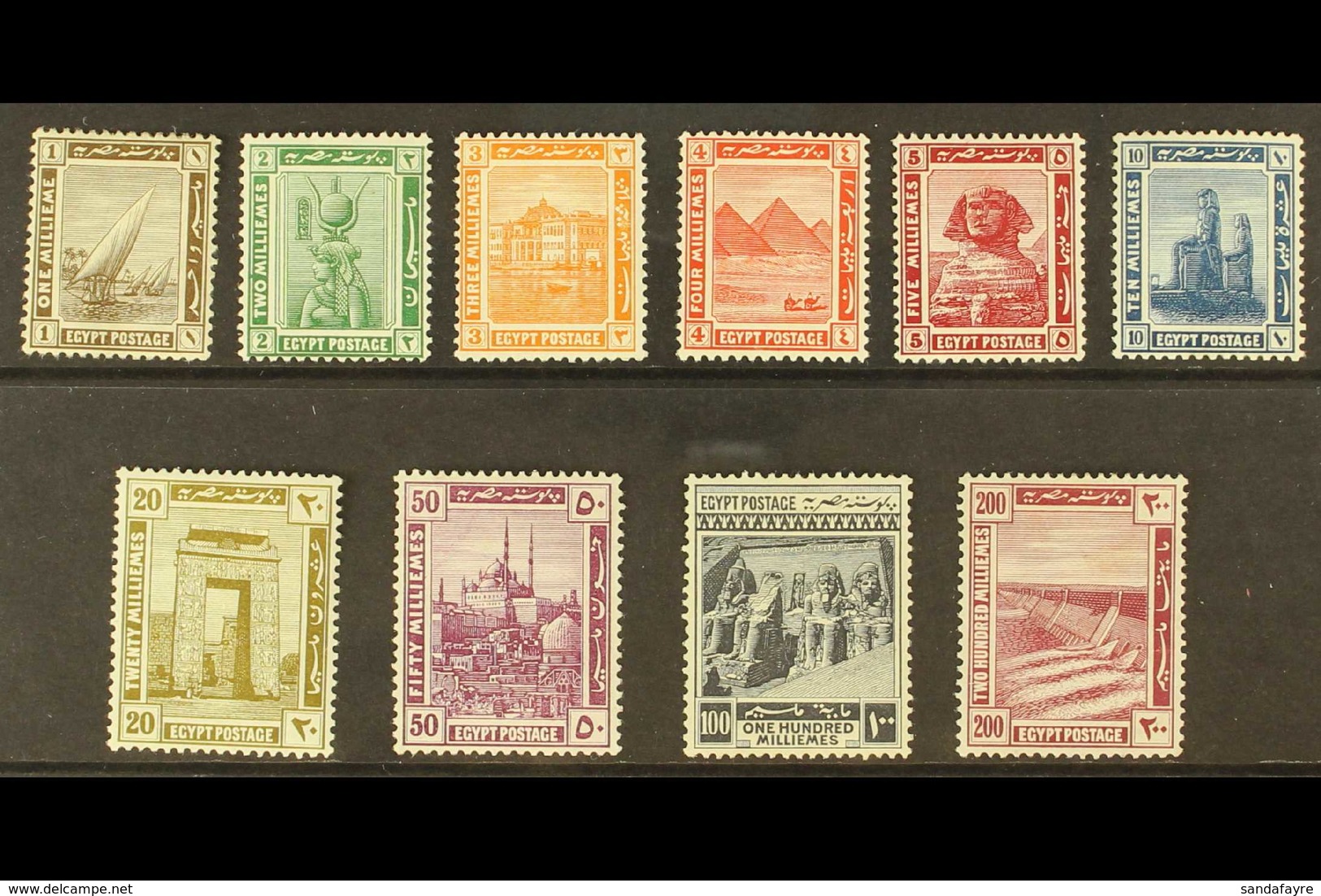 1914 Pictorials Complete Set, SG 73/82, Very Fine Mint, Fresh. (10 Stamps) For More Images, Please Visit Http://www.sand - Otros & Sin Clasificación