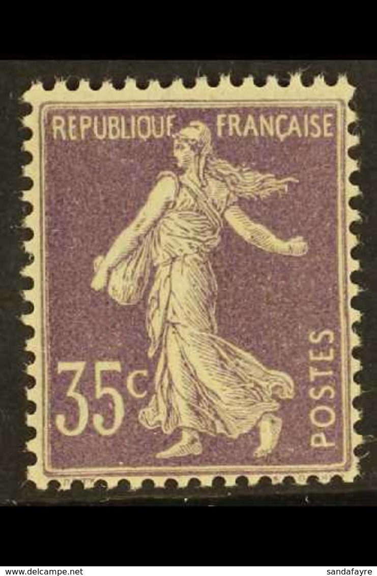 1906 35c Light Violet, Type IIA, Yv 136, Superb NHM. For More Images, Please Visit Http://www.sandafayre.com/itemdetails - Otros & Sin Clasificación