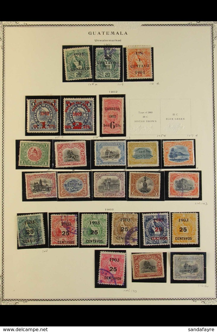 1901-1960's ATTRACTIVE COLLECTION In Hingeless Mounts On Pages, All Different Mint & Used Stamps, Highly COMPLETE From E - Guatemala