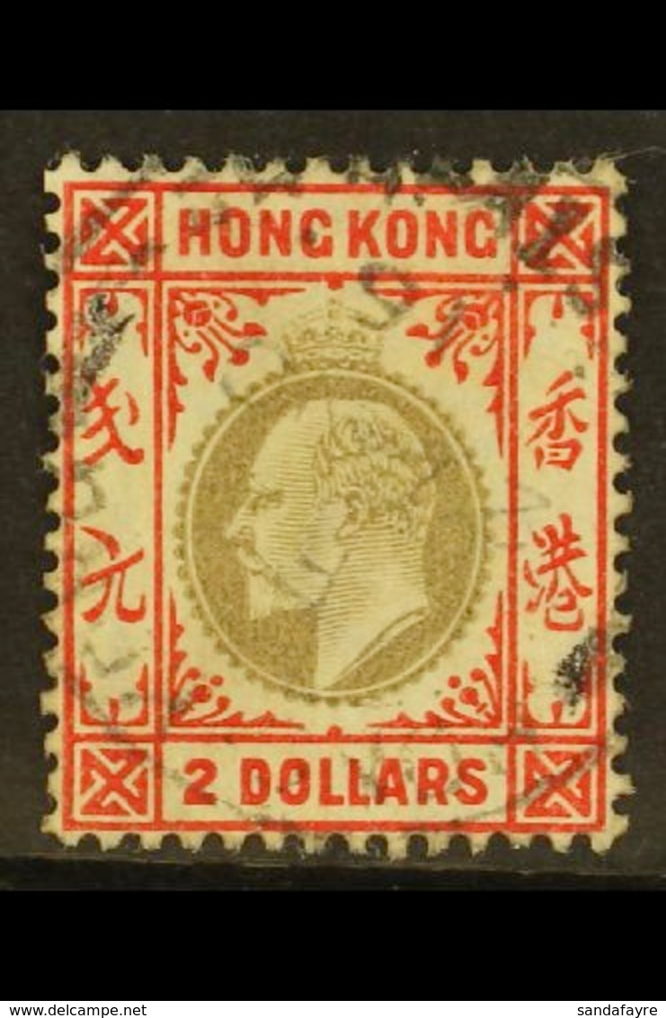 1903 $2 Slate And Scarlet, Ed VII, SG 73, Fine Used. For More Images, Please Visit Http://www.sandafayre.com/itemdetails - Otros & Sin Clasificación