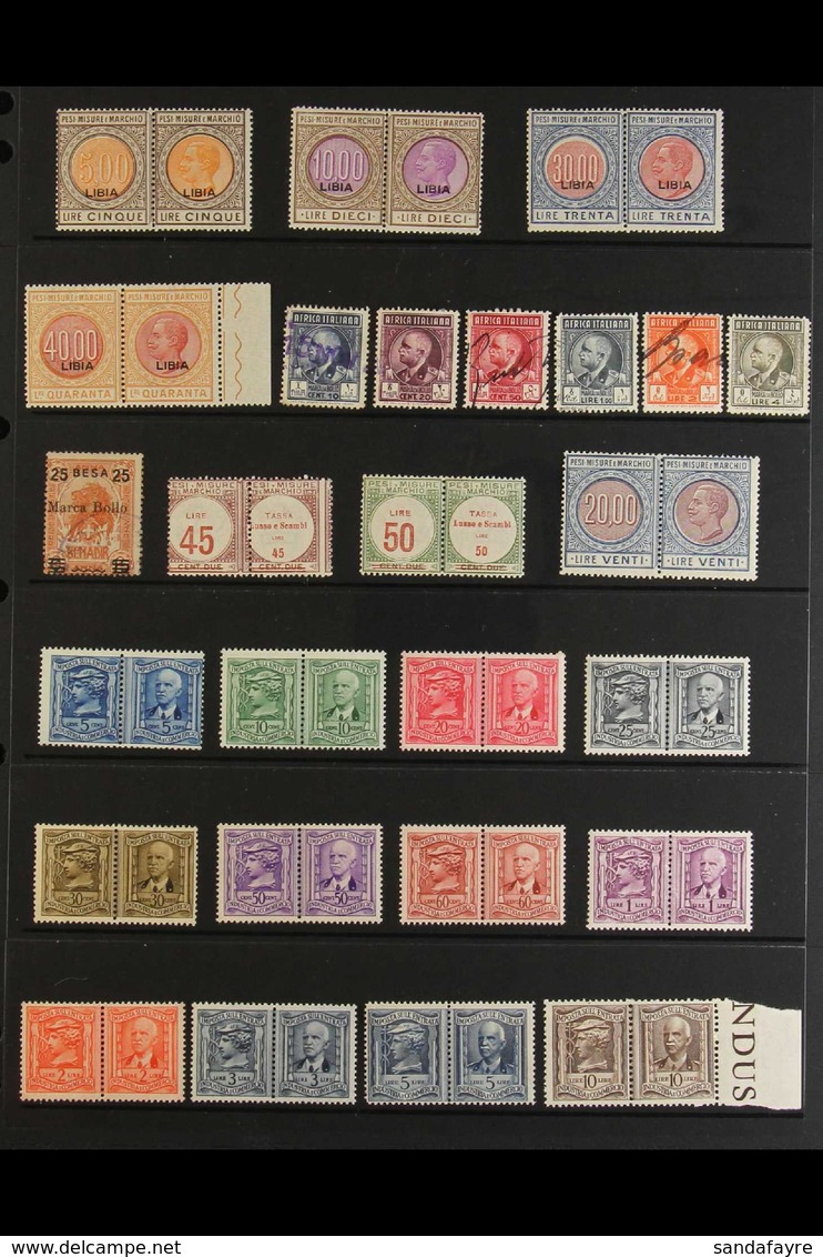 REVENUE STAMPS A Substantial Mint, Never Hinged Mint And Used Accumulation On Leaves, Stockleaves, Stockcards, Dealer's  - Sin Clasificación