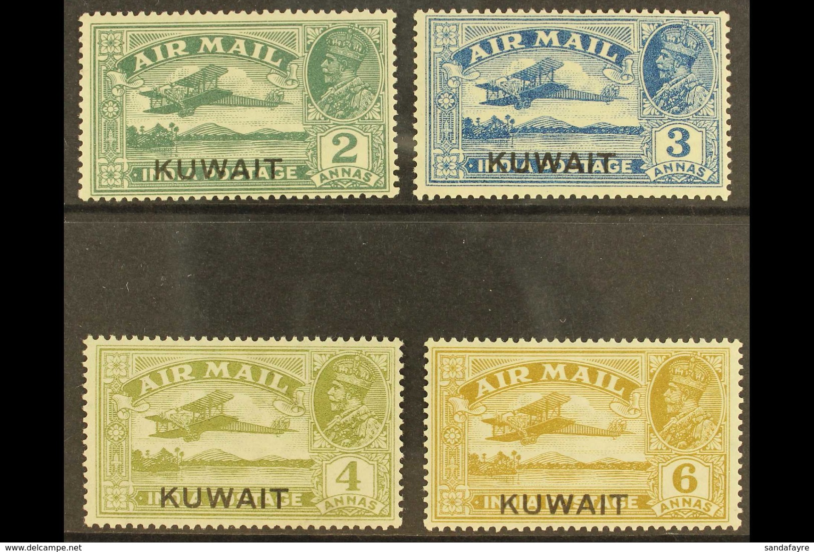 1933-34 Air Set, SG 31/34, Fine Mint. (4) For More Images, Please Visit Http://www.sandafayre.com/itemdetails.aspx?s=602 - Kuwait