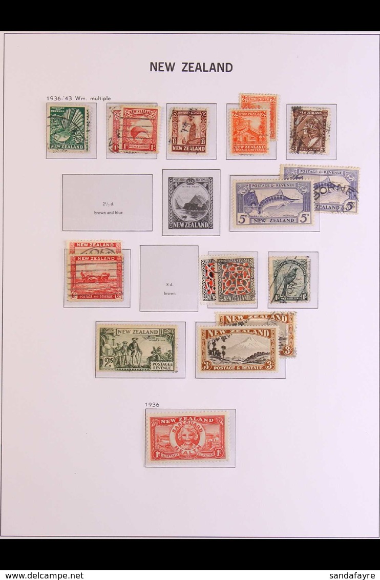 1936-52 INTERESTING KGVI COLLECTION. A Most Interesting Mint & Used Collection With A Degree Of Specialization, Neatly P - Otros & Sin Clasificación