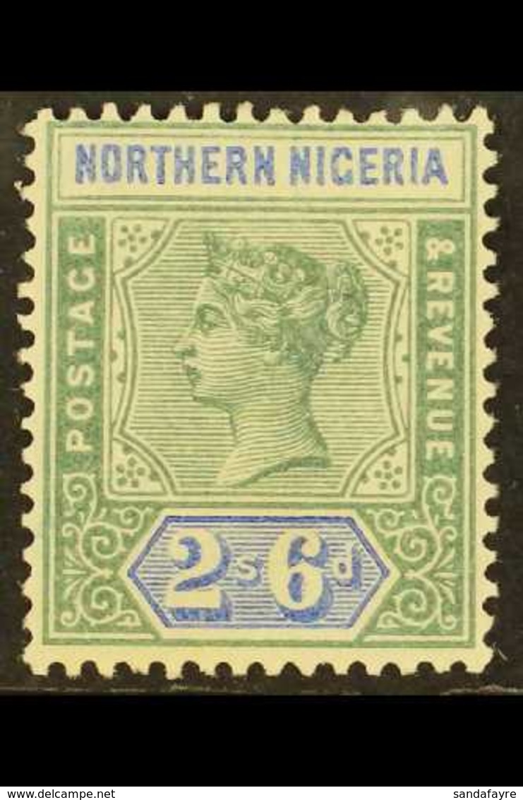 1900 2s.6d Green And Ultramarine, SG 8, Fine Mint. For More Images, Please Visit Http://www.sandafayre.com/itemdetails.a - Nigeria (...-1960)