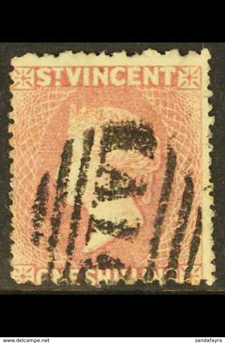 1872-75 Wmk Small Star (sideways) 1s Lilac-rose, Perf 11 To 12½ X 15, SG 20, Fine Used With "A 10" Cancel. For More Imag - St.Vincent (...-1979)