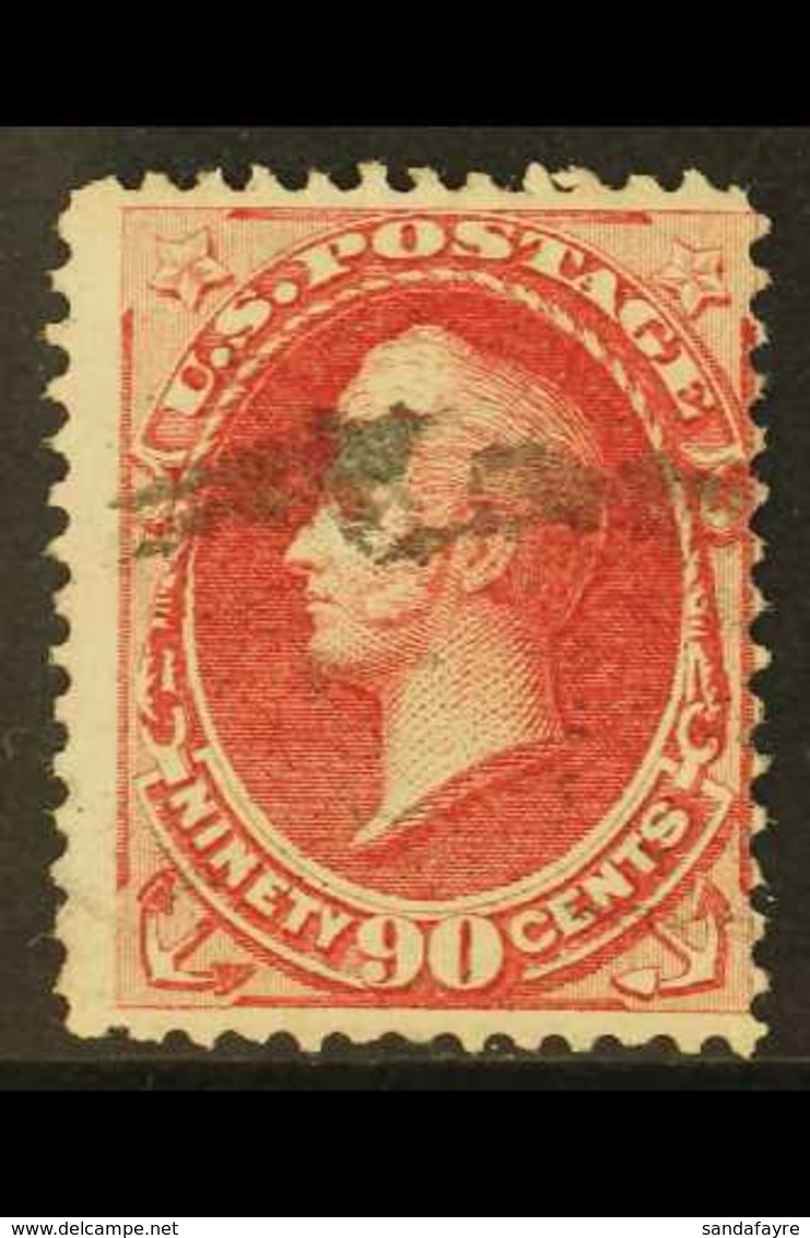 1873 90c Rose Carmine Perry, SG 168, Scott 166, Good Colour And Neat Light Cancel.  For More Images, Please Visit Http:/ - Otros & Sin Clasificación