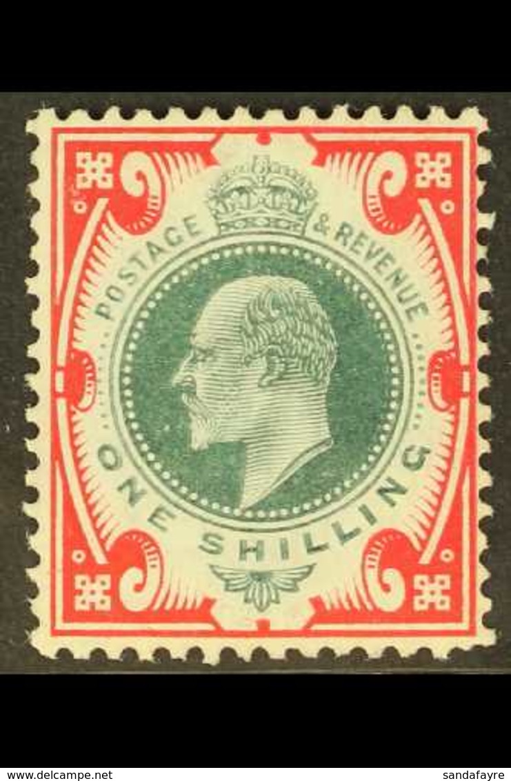 1902 1s Dull Green And Scarlet, Ed VII, SG 259, Very Fine Never Hinged Mint. For More Images, Please Visit Http://www.sa - Sin Clasificación