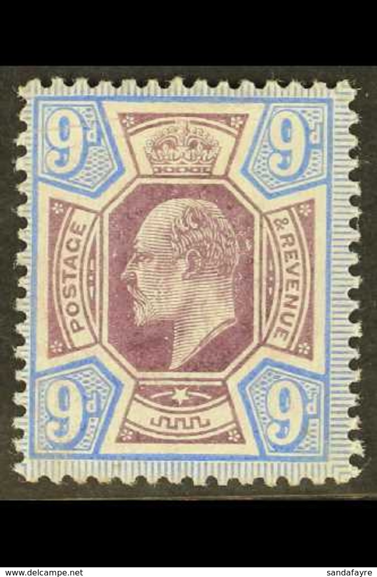 1902 9d Dull Purple And Ultramarine On Chalk Paper, SG 250a, Very Fine Mint. For More Images, Please Visit Http://www.sa - Non Classés