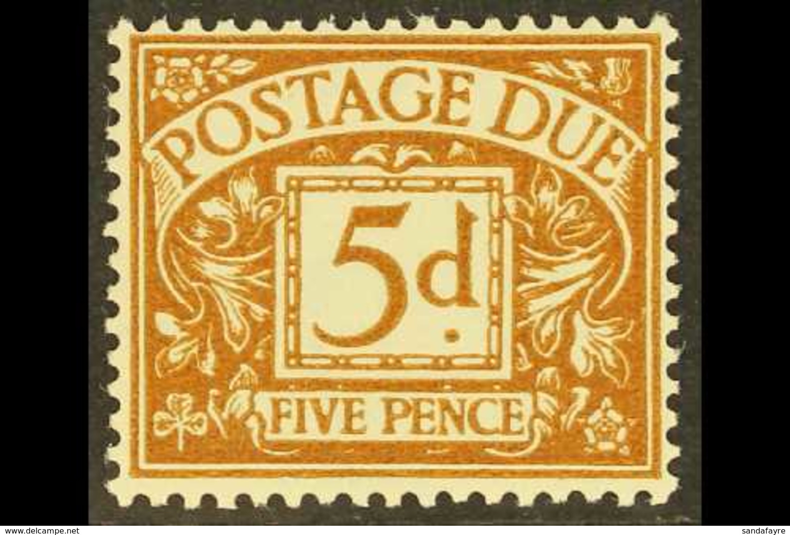 POSTAGE DUE 1936-37 5d Brownish-cinnamon, SG D24, Never Hinged Mint. For More Images, Please Visit Http://www.sandafayre - Sin Clasificación