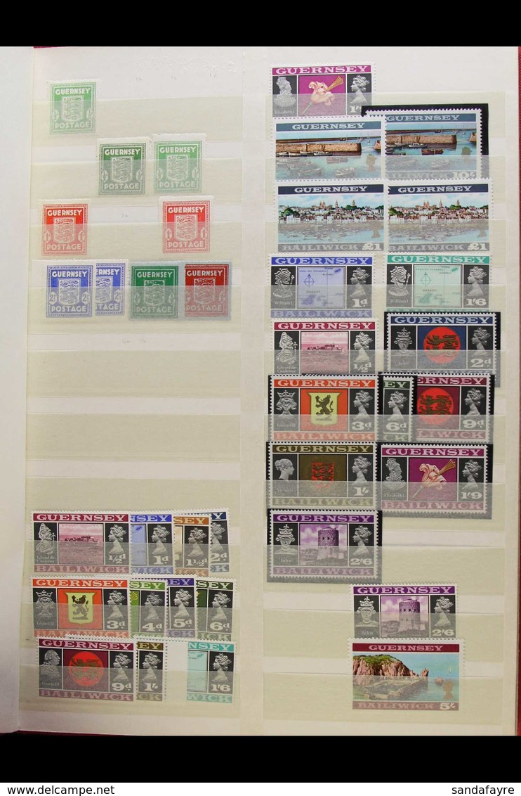 COLLECTOR'S ESTATE CARTON GUERNSEY, JERSEY AND ISLE OF MAN 1941 To 1990's Mint (virtually All Never Hinged) And Fine Use - Otros & Sin Clasificación