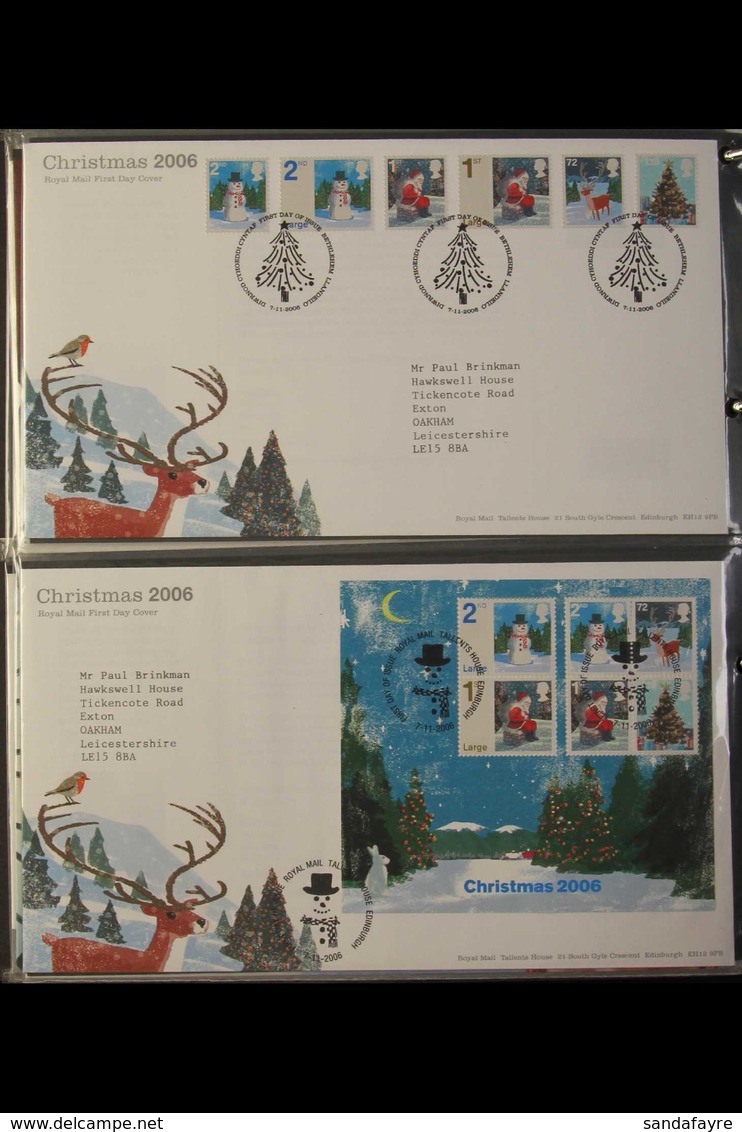 1971-2006 COLLECTION IN FIVE ALBUMS Generally Typed Address (a Few Unaddressed) - A Largely Complete Run Of Commemorativ - FDC