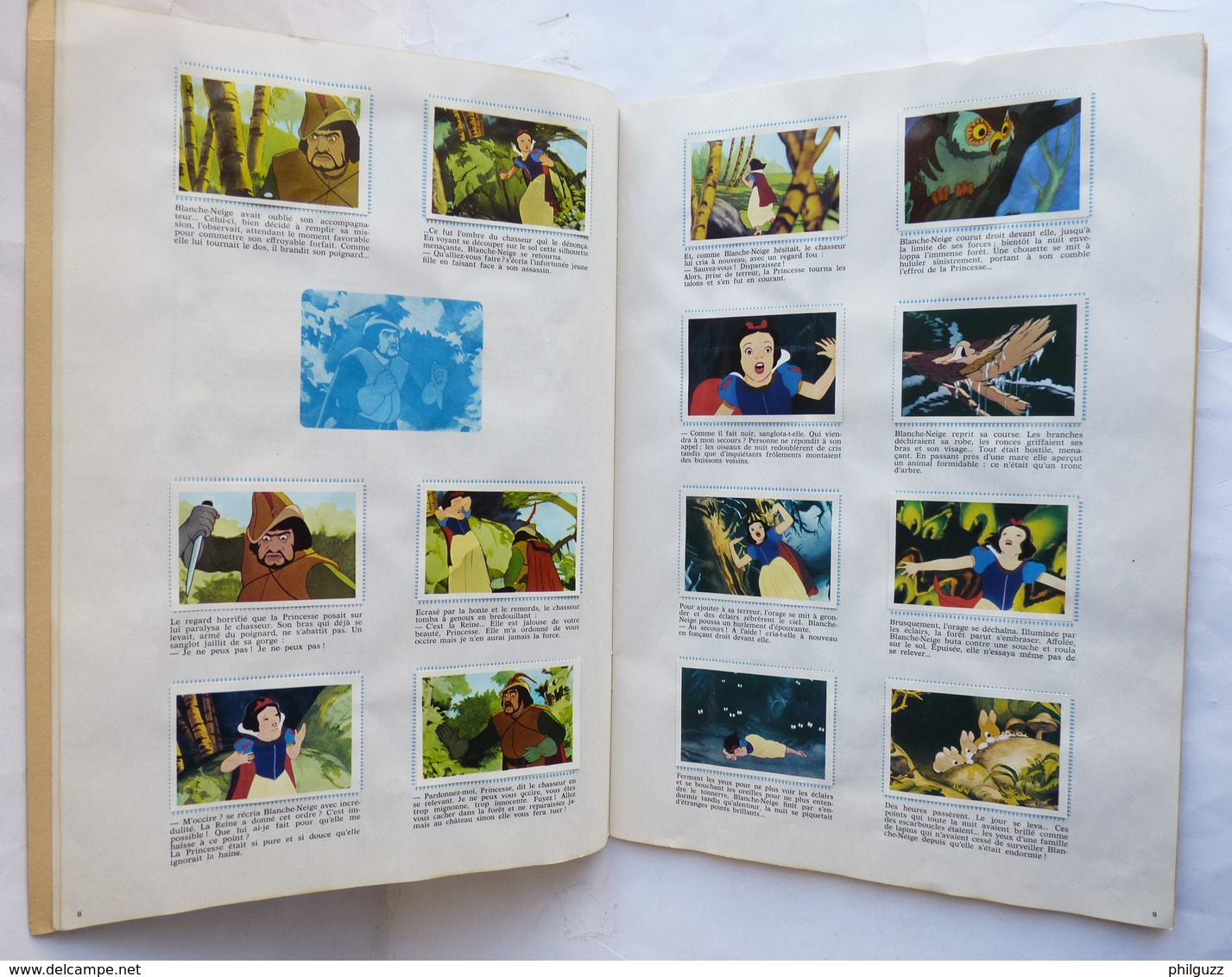 RARE ALBUM Pas PANINI AGEDUCATIFS 1973 BLANCHE NEIGE ET LES 7 NAIN AVEC SON POSTER COMPLET - Altri & Non Classificati