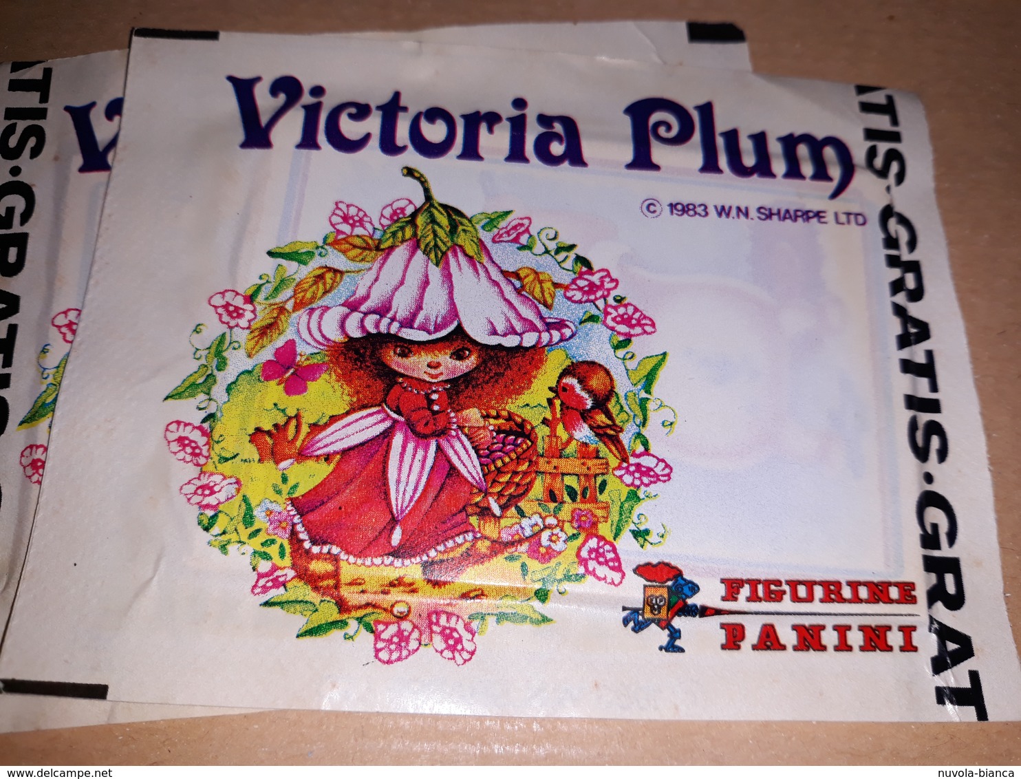 Victoria Plum Bustina Con Figurine Panini 1983 Edizione Gratis - Edizione Italiana