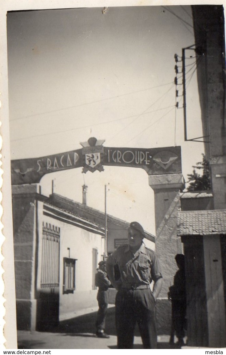Photo  Ancienne  - 5éme  R.A.C.A.P -  BC. 1 -  KOLEA -  ALGERIE -  30 Mai 1947 - Guerre, Militaire