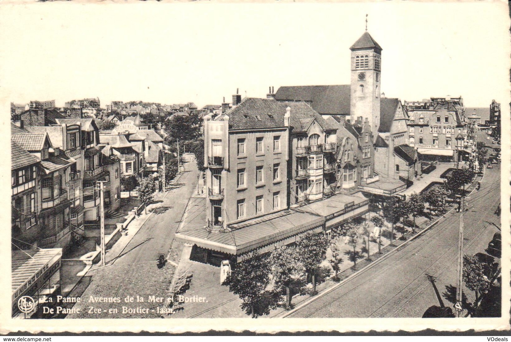 CPA - Belgique - Flandre Occidentale - La Panne - Avenue De La Mer Et Bortier - De Panne