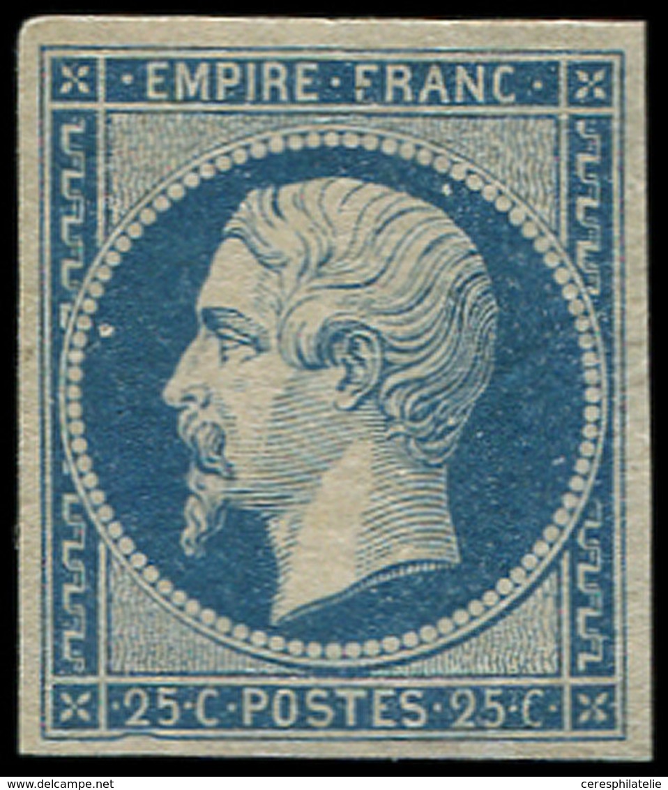 * EMPIRE NON DENTELE - 15   25c. Bleu, TB - 1853-1860 Napoléon III