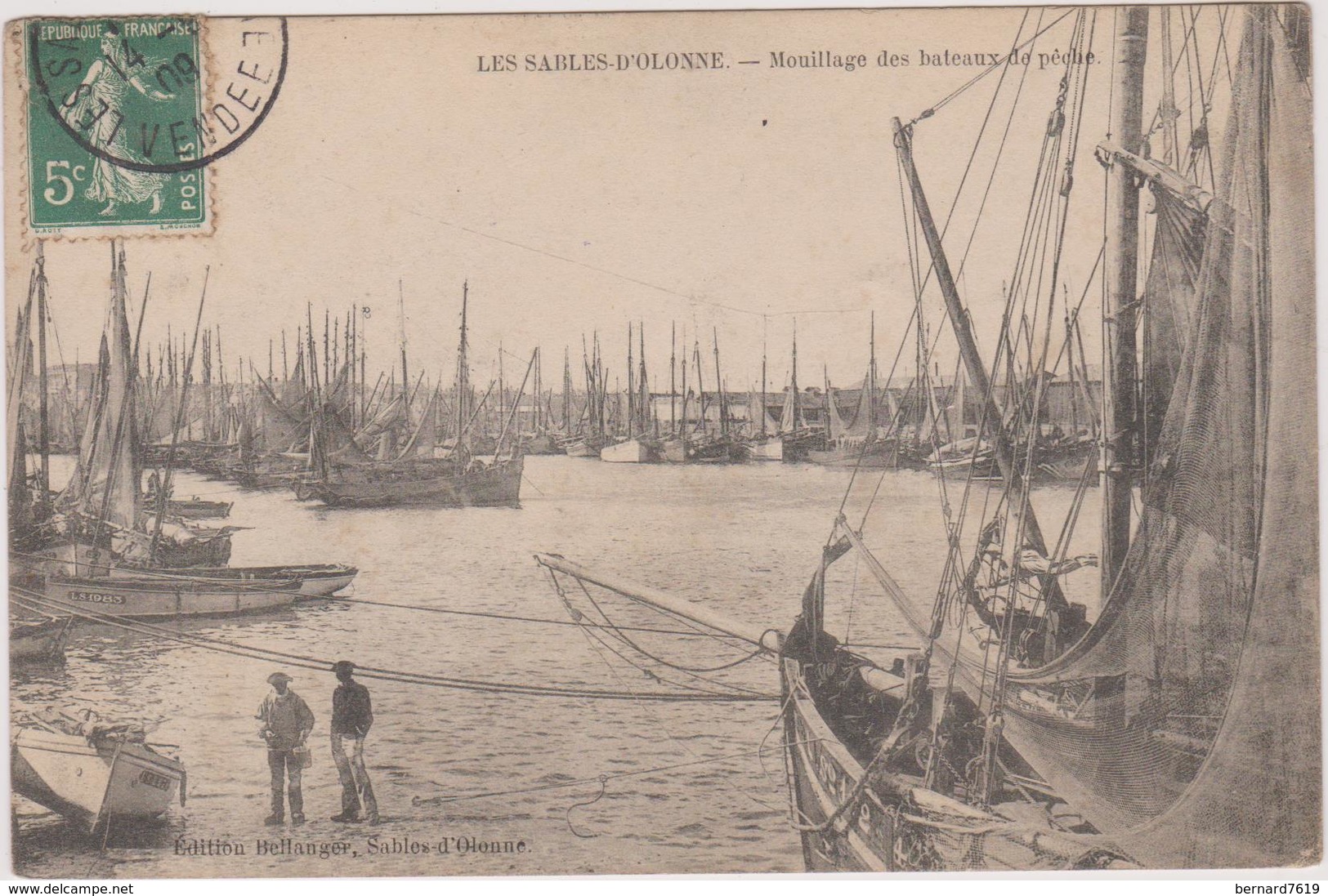 85 Les Sables D'olonne  Mouillage Des Bateaux De Peche - Saint Florent Des Bois