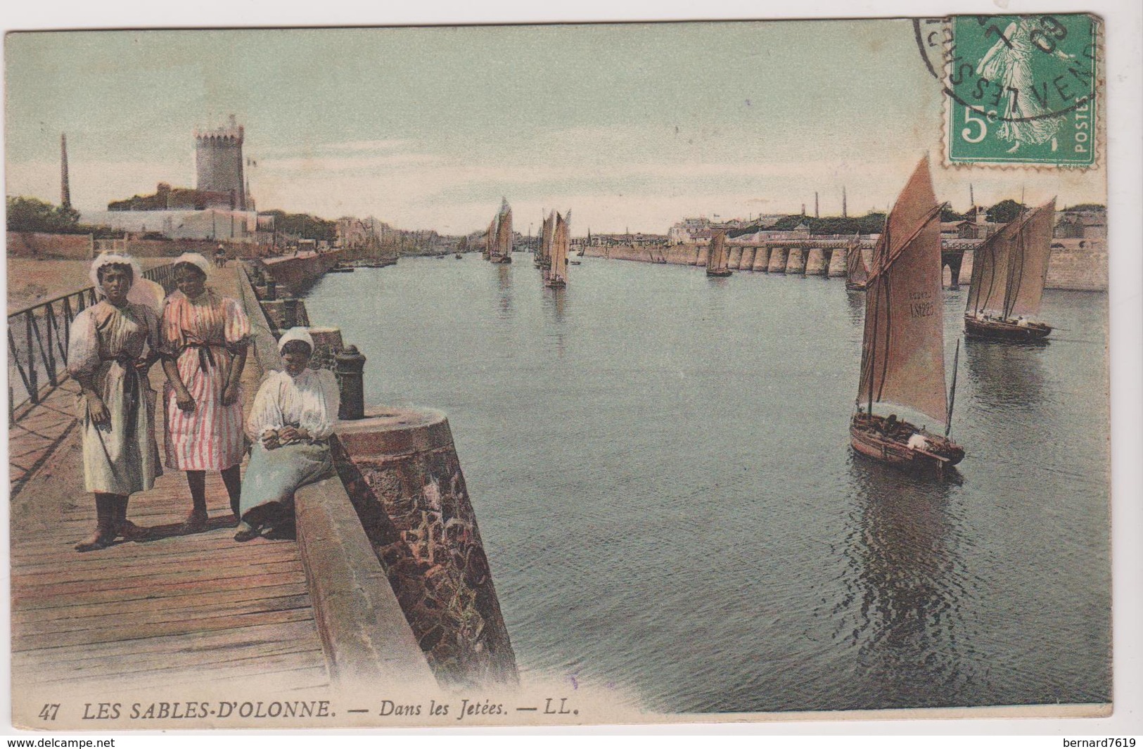 85 Les Sables D'olonne Dans Les Jetees - Saint Florent Des Bois