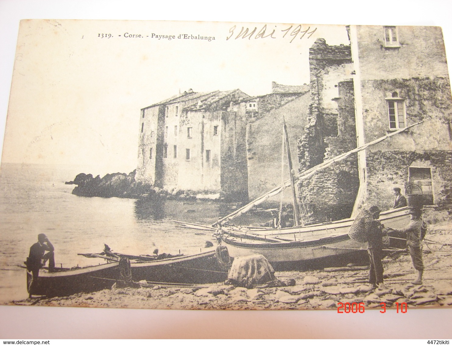 C.P.A.- Erbalunga (20.2A) -  Paysage Et Arrivée De Pêcheurs - 1911 - SUP (AX 71) - Autres & Non Classés