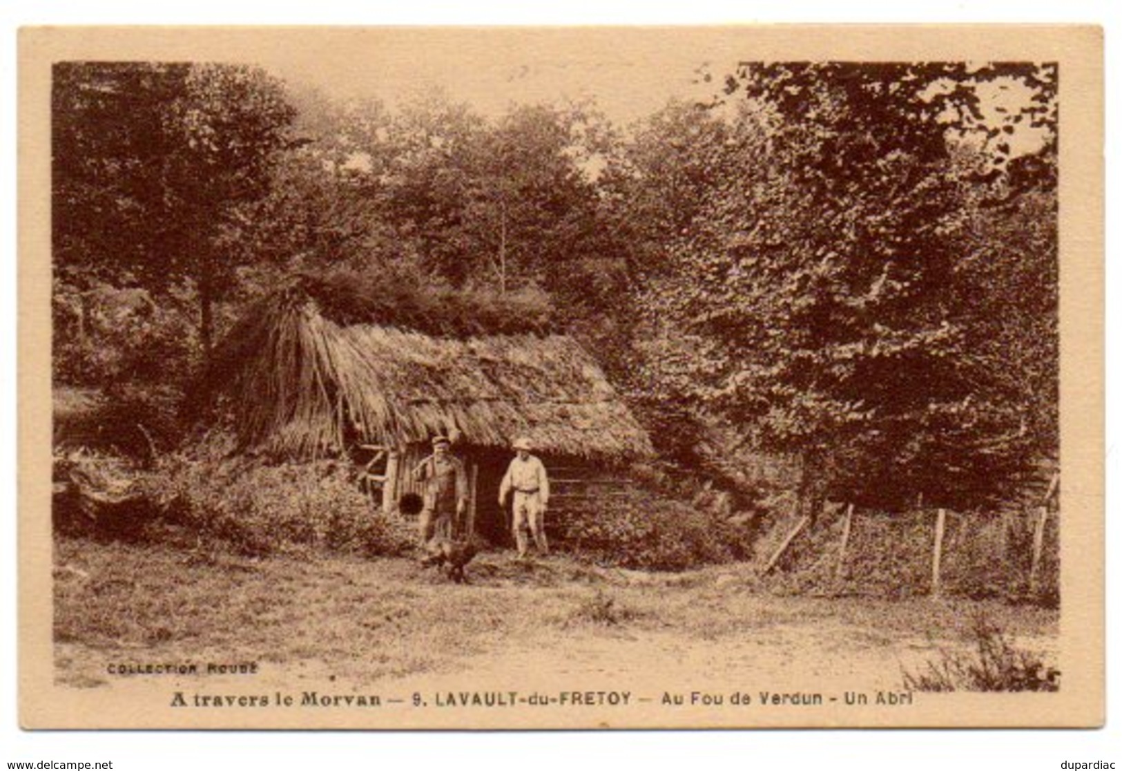 58 - Nièvre / LAVAULT-du-FRETOY -- Au Fou De Verdun - Un Abri. (Collection Roubé - A Travers Le Morvan N° 9). - Autres & Non Classés