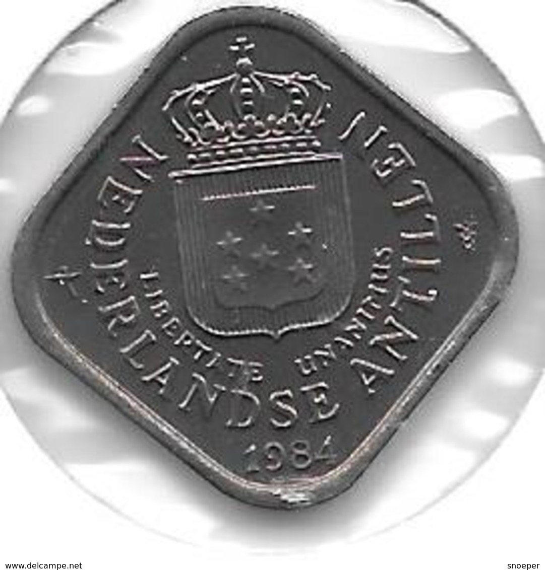 *netherlands Antilles  5  Cents  1984  Km 13    Bu - Antilles Néerlandaises