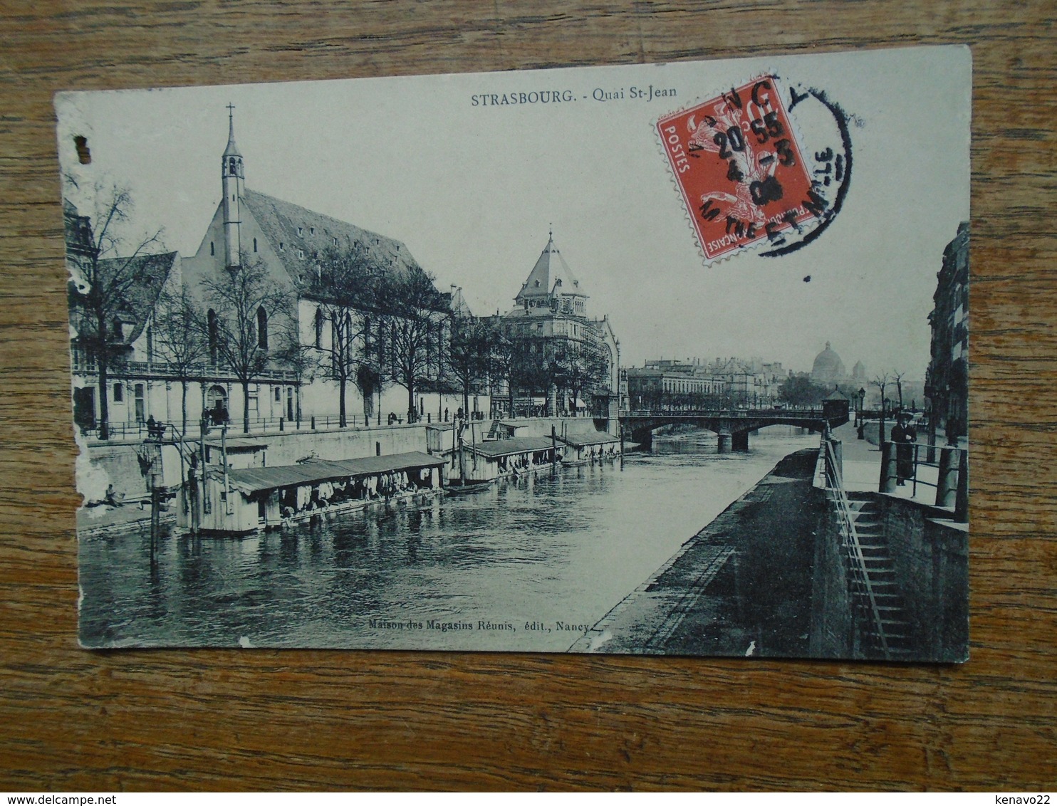 Strasbourg , Quai St Jean " Carte Animée Les Lavoirs "" - Strasbourg